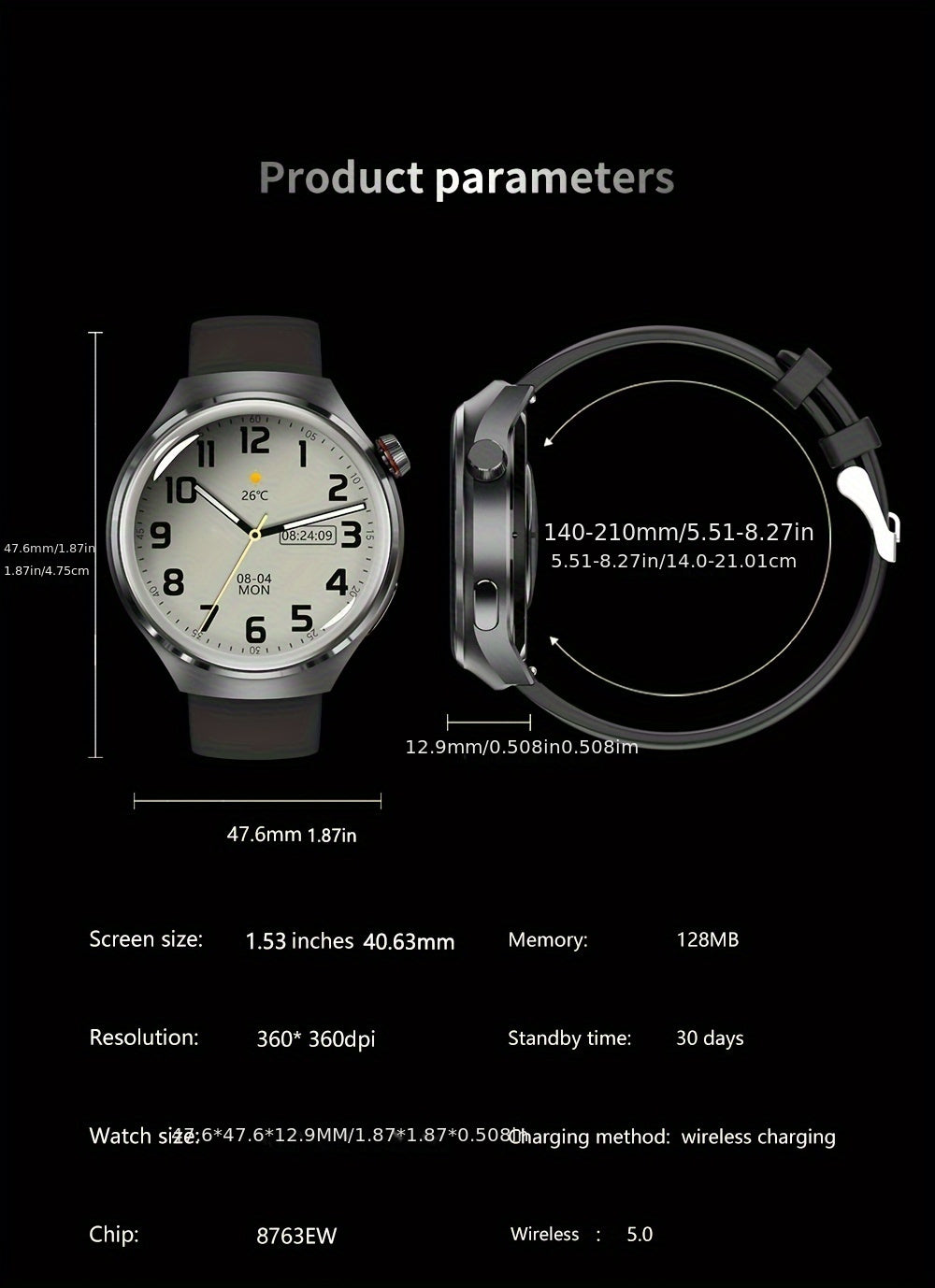 2024 New GPS Motion Trajectory Smart Watch Men NFC Wireless Call Men Watch 360*360 HD Screen Smartwatch Sports Fitness Tracker Outdoors Smart Watch For Men