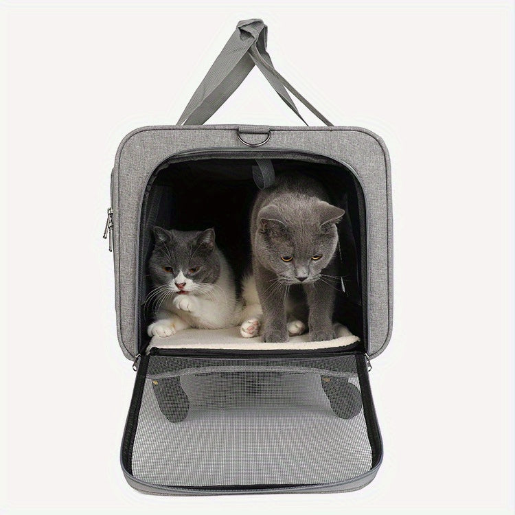 Large Extra Portable Detachable Dog Trolley Case - Foldable Pet Bag Cat Travel Carrier Bag