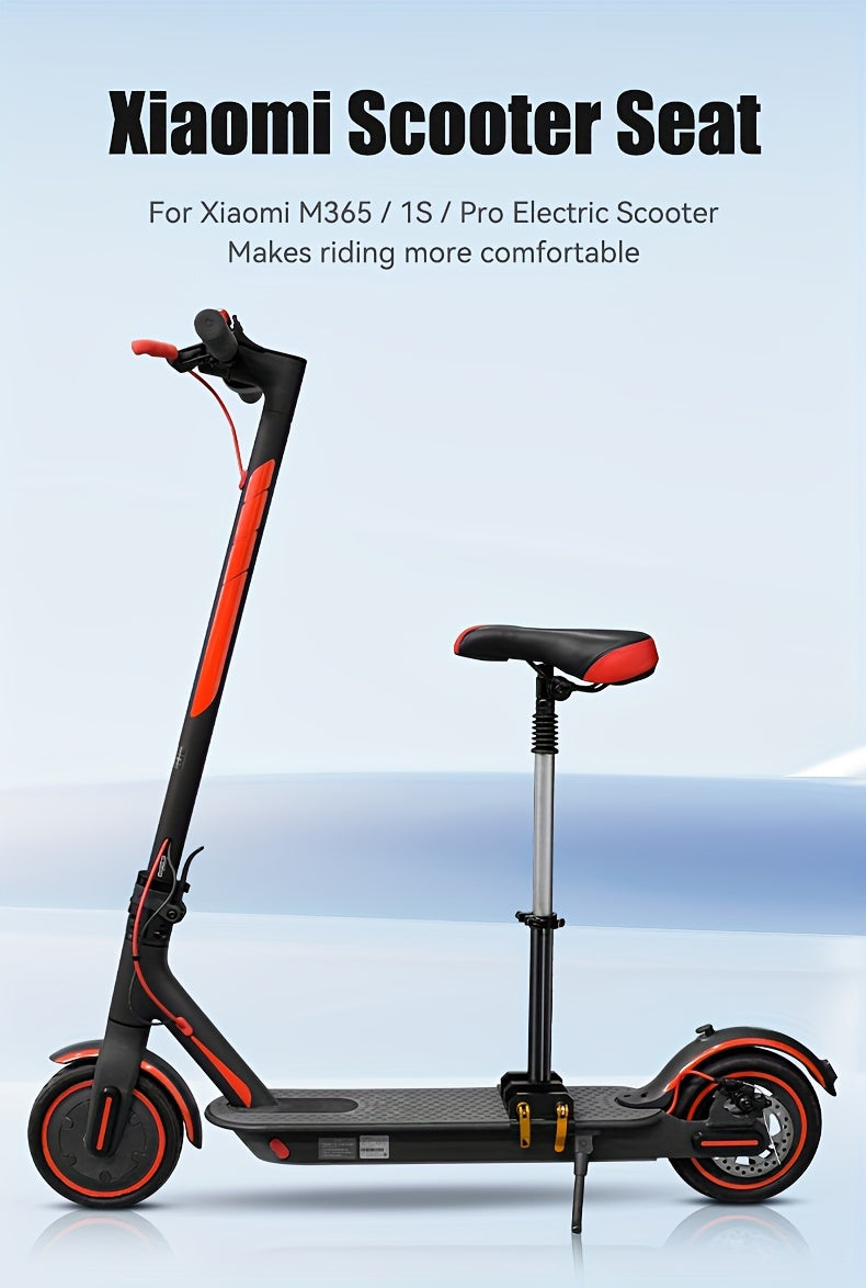 Suitable for Xiaomi M365/1S/Pro Electric Scooter, No-drill Upgrade Model Foldable Soft Bag Seat Cushion