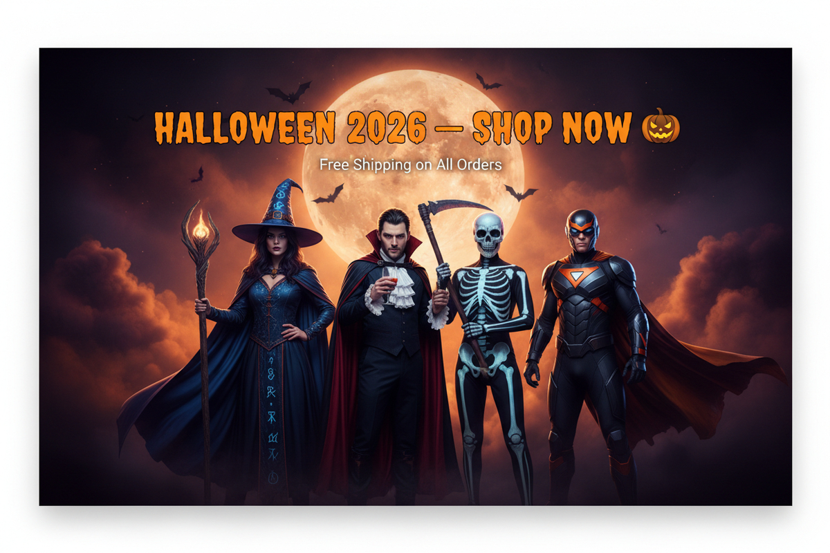 Halloween Costumes Banner