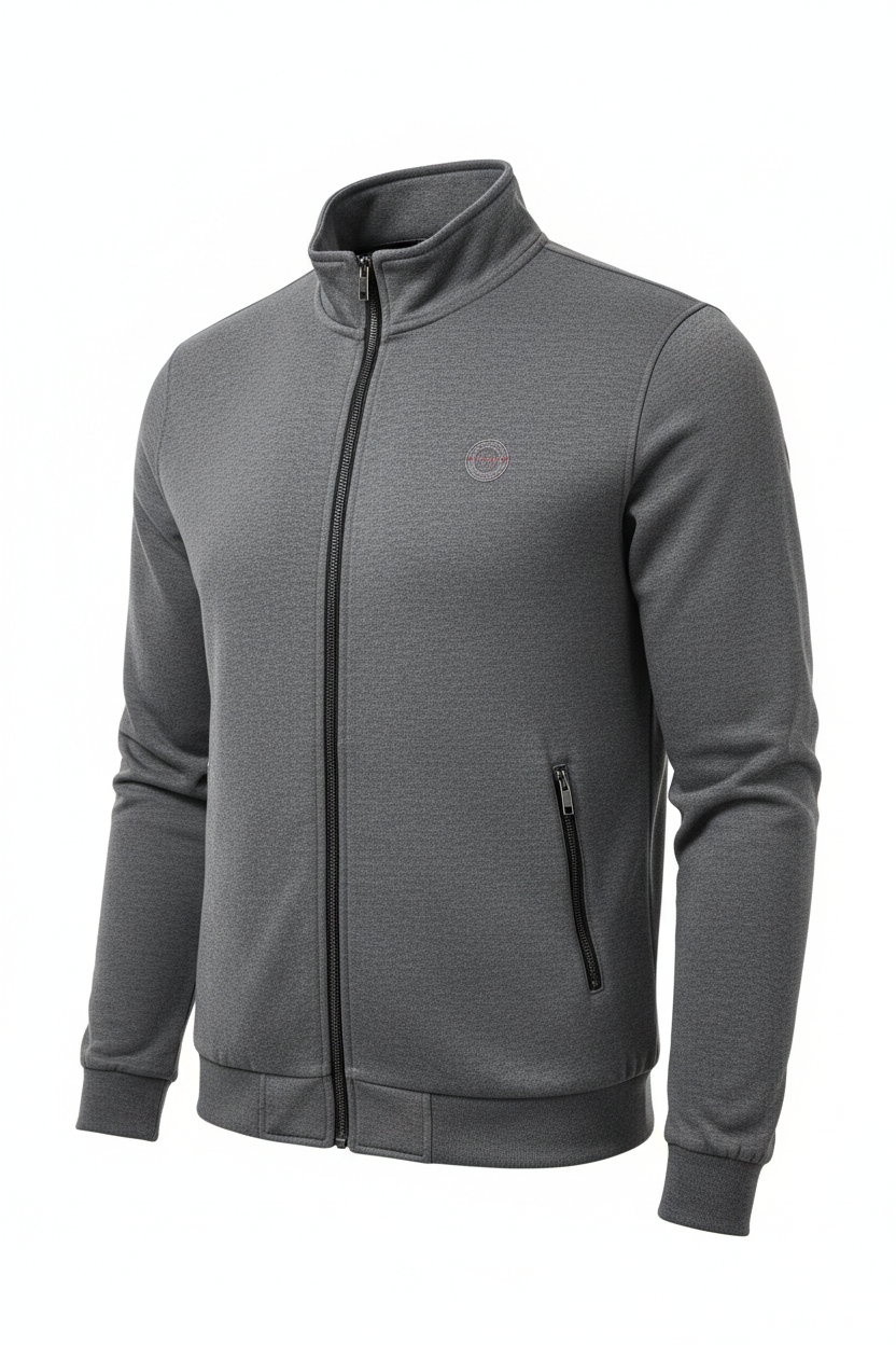 Autumn Mens Long Sleeve Zipper Jacket Stand Up Coats Sport Outdoor Sweatwear Winter Warm Baseball Collar Sweatshirts