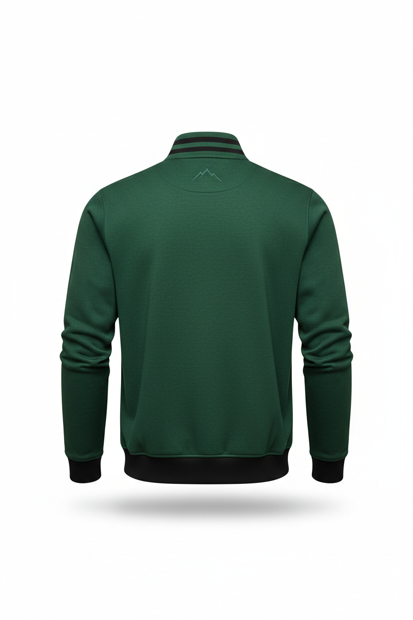 Autumn Mens Long Sleeve Zipper Jacket Stand Up Coats Sport Outdoor Sweatwear Winter Warm Baseball Collar Sweatshirts