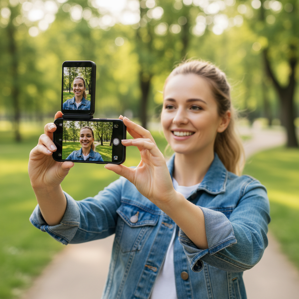 Lifestyle selfie